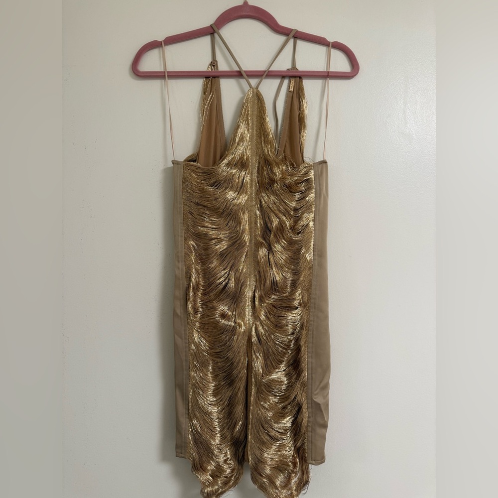 MARA DRESS - LIGHT GOLD - Picture 7 of 8